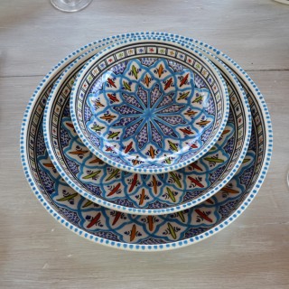 Jatte Bakir turquoise - D 20 cm