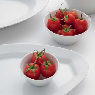 Saladier conique porcelaine blanche - D 20 cm - Napoli