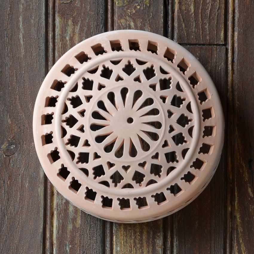 Applique Murale Ronde Terre Cuite