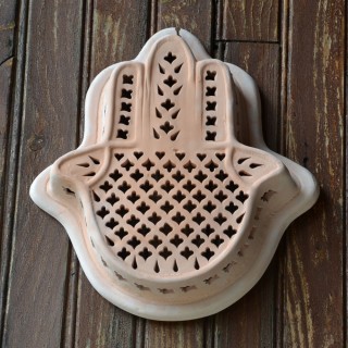 Applique murale Main de Fatma Terre cuite