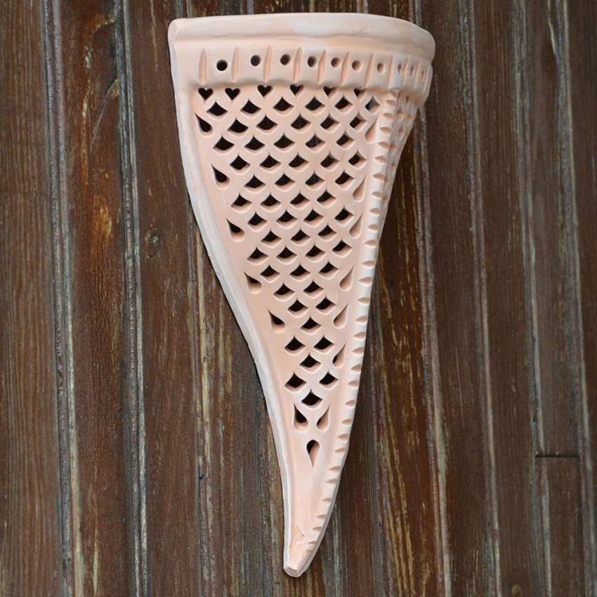 Applique murale Flamme Grand Modèle Terre Cuite