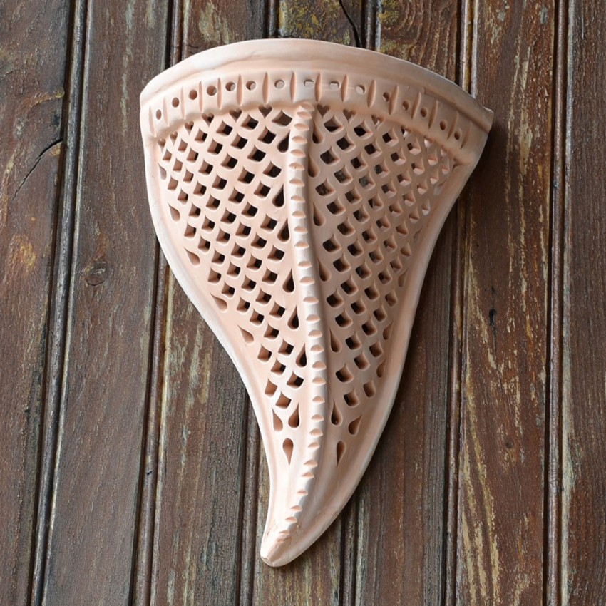 Applique murale Flamme Grand Modèle Terre Cuite