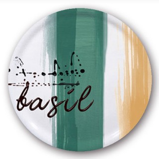 Lot de 6 assiettes à pizza Basilic - D 31 cm - Napoli