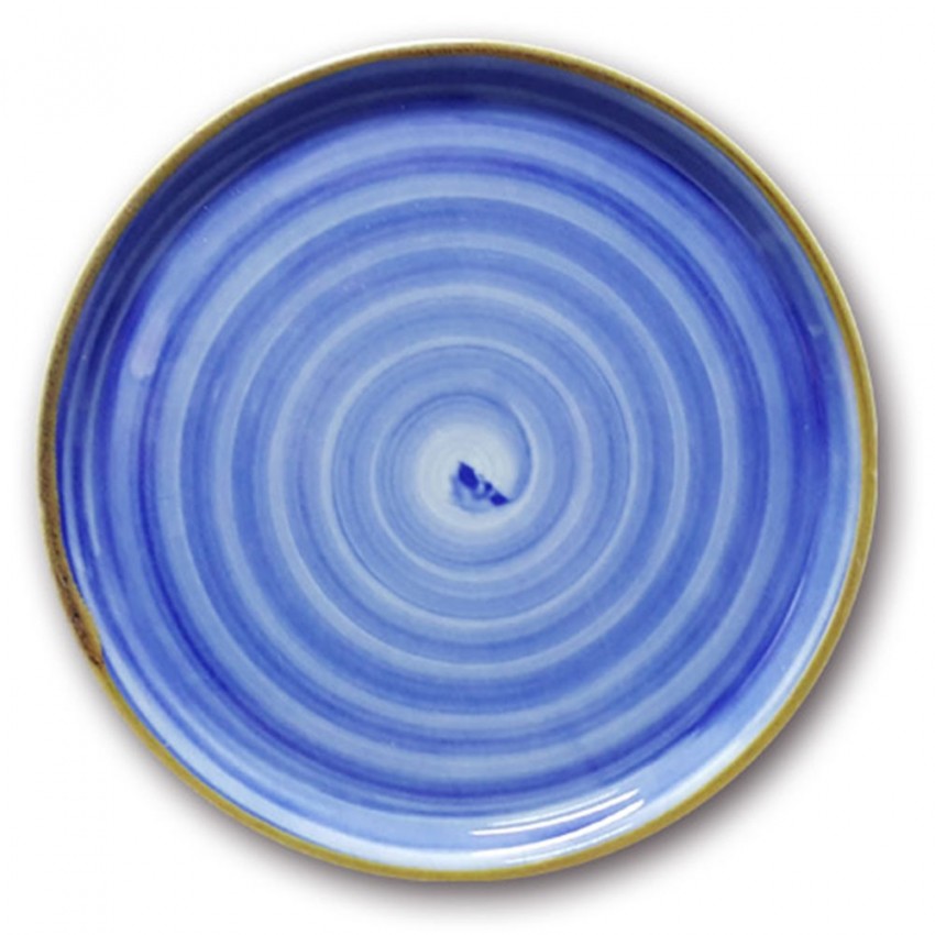 Lot de 6 assiettes à pizza Circus Bleue - D 31 cm - Napoli