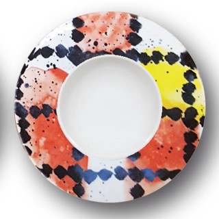 Lot de 6 assiettes à risotto Salame - D 27,5 cm - Napoli