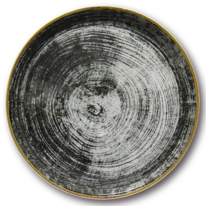 Assiette à pizza Black Round -D 31 cm