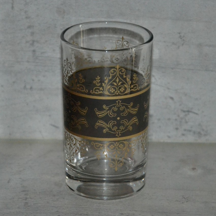 Verres à thé Shéhérazade Noir x 6