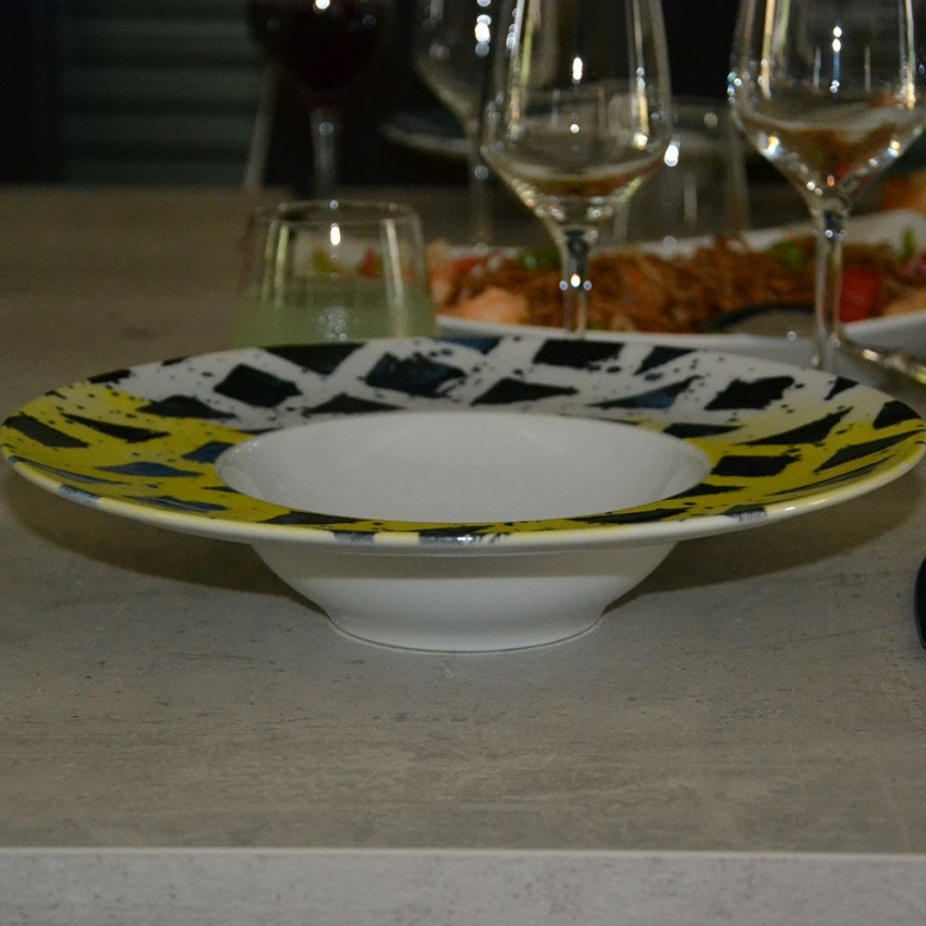 Lot de 6 assiettes à risotto Sole - D 27,5 cm - Napoli