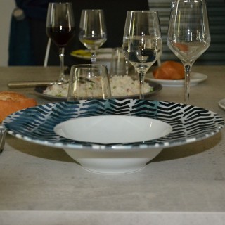 Lot de 6 assiettes à risotto Tonno - D 27,5 cm - Napoli