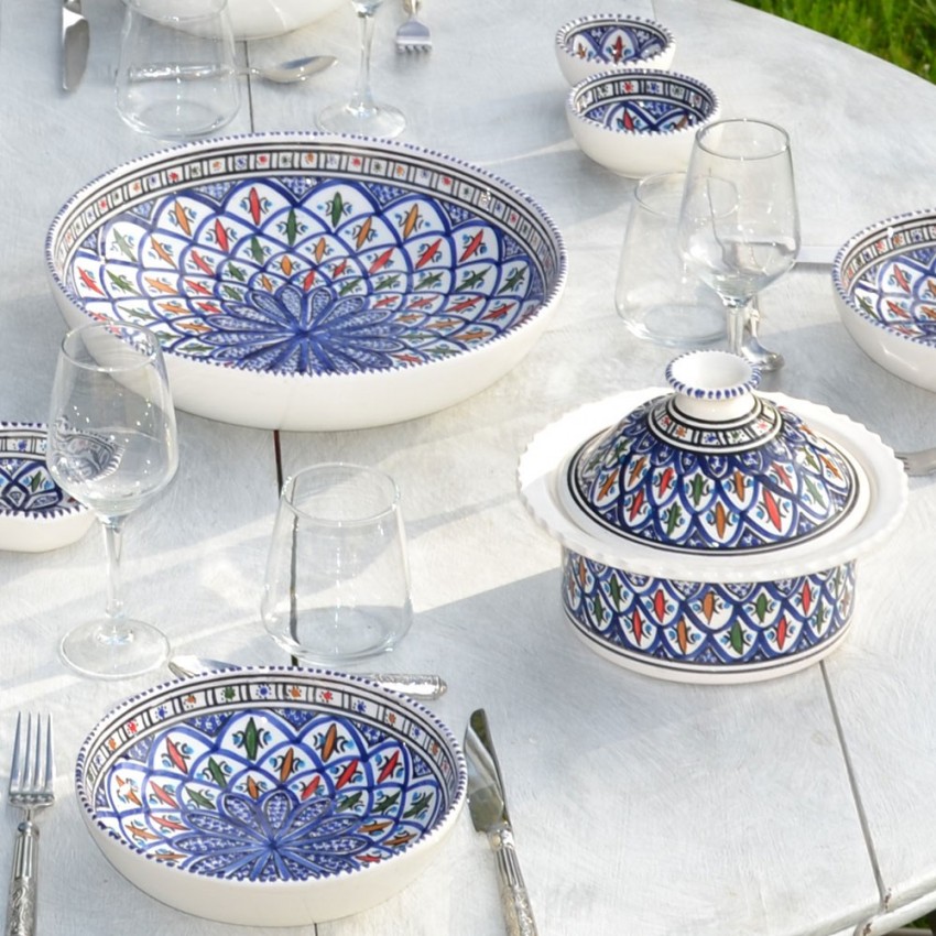 Jatte Bakir bleu - D 20 cm