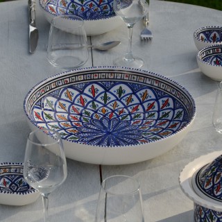 Jatte Bakir bleu - D 31 cm