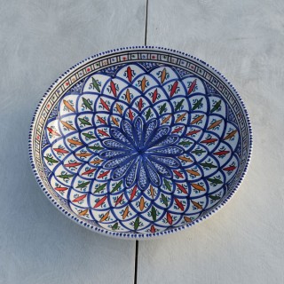 Jatte Bakir bleu - D 26 cm