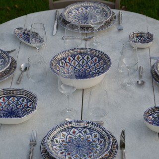 Saladier Bakir bleu - D 25 cm