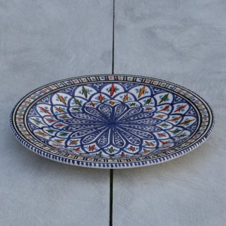 Assiette plate Bakir bleu - D 28 cm