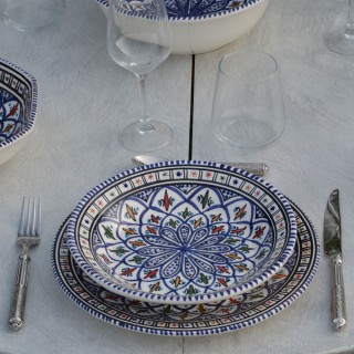 Service de table Bakir bleu - 12 pers