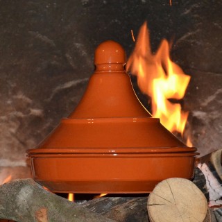 Tajine de cuisson en pâte à feu - D 25 cm