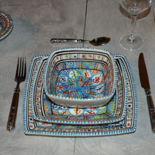 Lot de 6 bols carrées Bakir Royal - D 14 cm