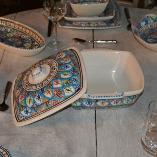 Service à soupe carrée Bakir Royal - 6 pers