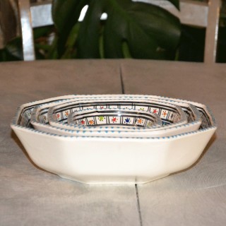 Plat octogonal Bakir Royal - L 20 cm