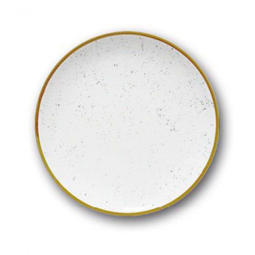 Lot de 6 assiettes à entrée et à dessert Stains - D 21 cm