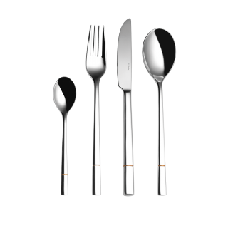 Ménagère 6 personnes en inox 24 pièces Luxus