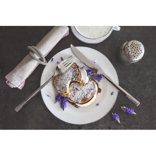 Couverts x 6 personnes en inox Fiori 2