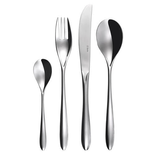 Lot de 6 Cuillères à café en inox Valencia 2