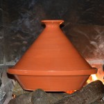 Tajine en terre cuite traditionnel - D 23 cm
