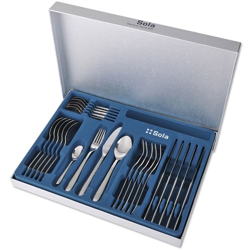Ménagère 6 personnes 24 pièces en inox Callisto Ice 2