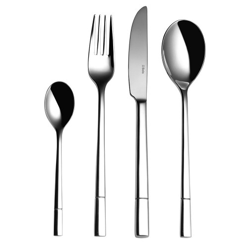 Ménagère 6 personnes en inox 24 pièces Luxus argenté 2