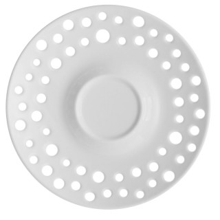 Tasse à café avec sa sous tasse perforées