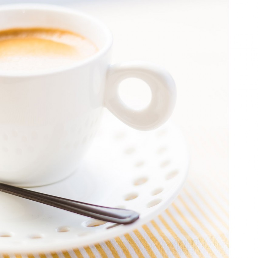 Tasse blanche à double paroi avec couvercle Café Culture - Faema
