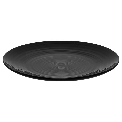 Lot de 6 assiettes plates Gaya Noires - D 23 cm 2