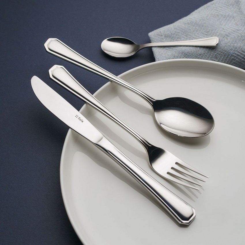 Ménagère 6 personnes 77 pièces en inox Oslo