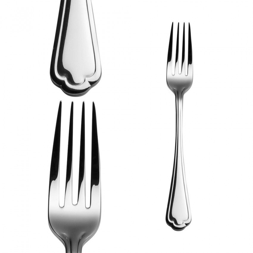 Ménagère 6 personnes 77 pièces en inox Château