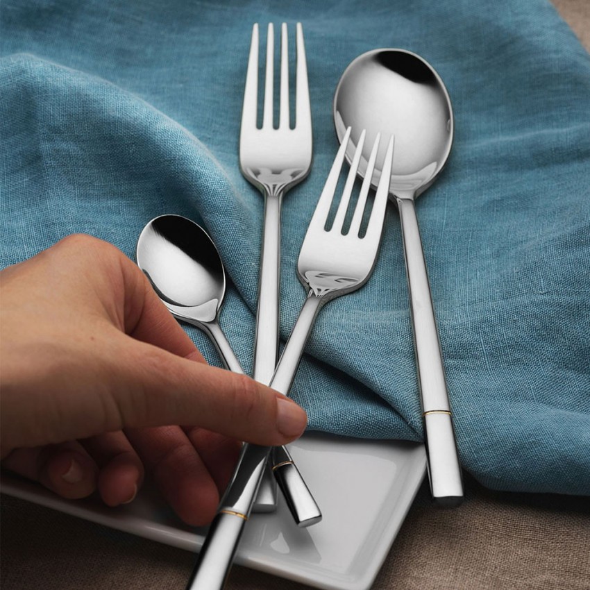 Ménagère 6 personnes en inox 24 pièces Luxus