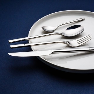 Ménagère 6 personnes en inox 24 pièces Luxus argenté