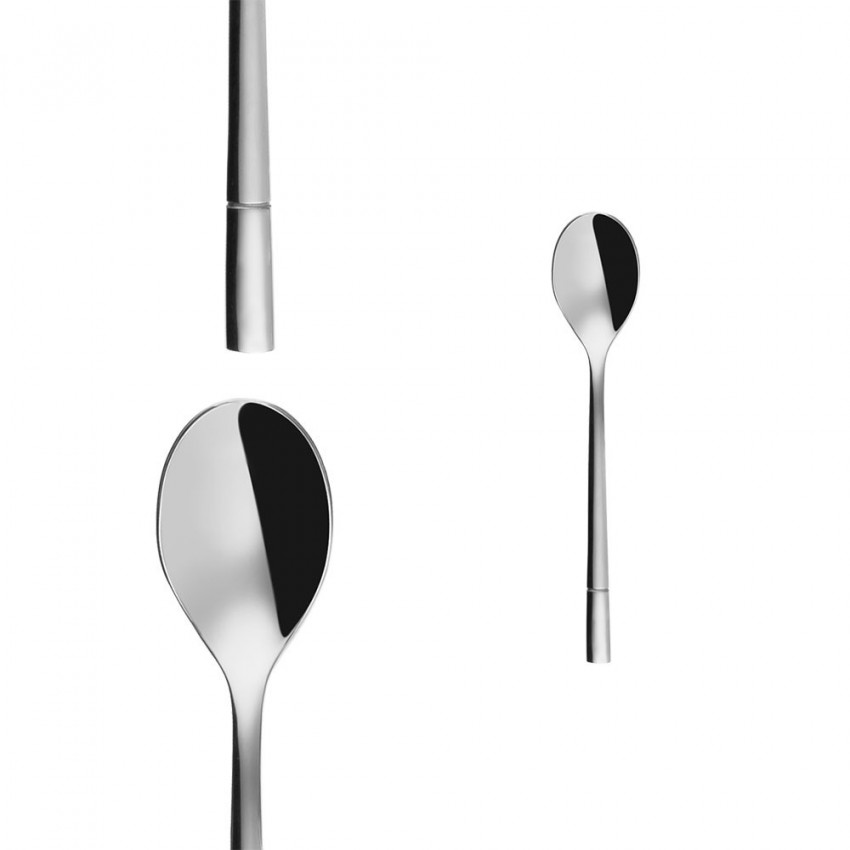 Ménagère 6 personnes en inox 24 pièces Luxus argenté