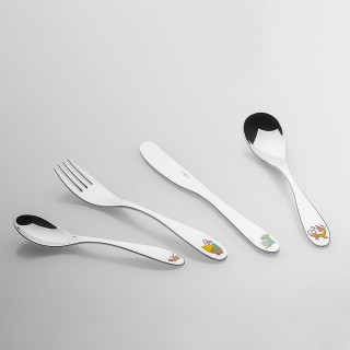 Couverts pour enfants Fruitopia en inox x 4 - Coffret