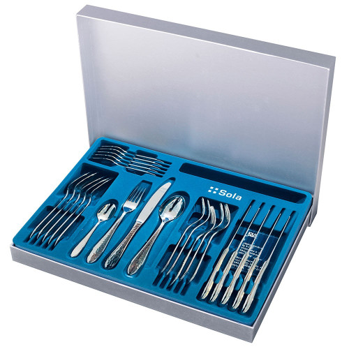 Ménagère 6 personnes en inox 24 pièces Queen