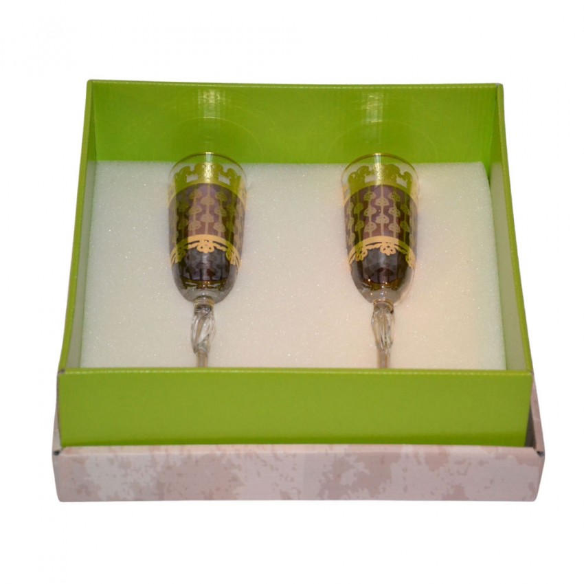 Flûtes à champagne Eliza 18 cl x 2 - Coffret