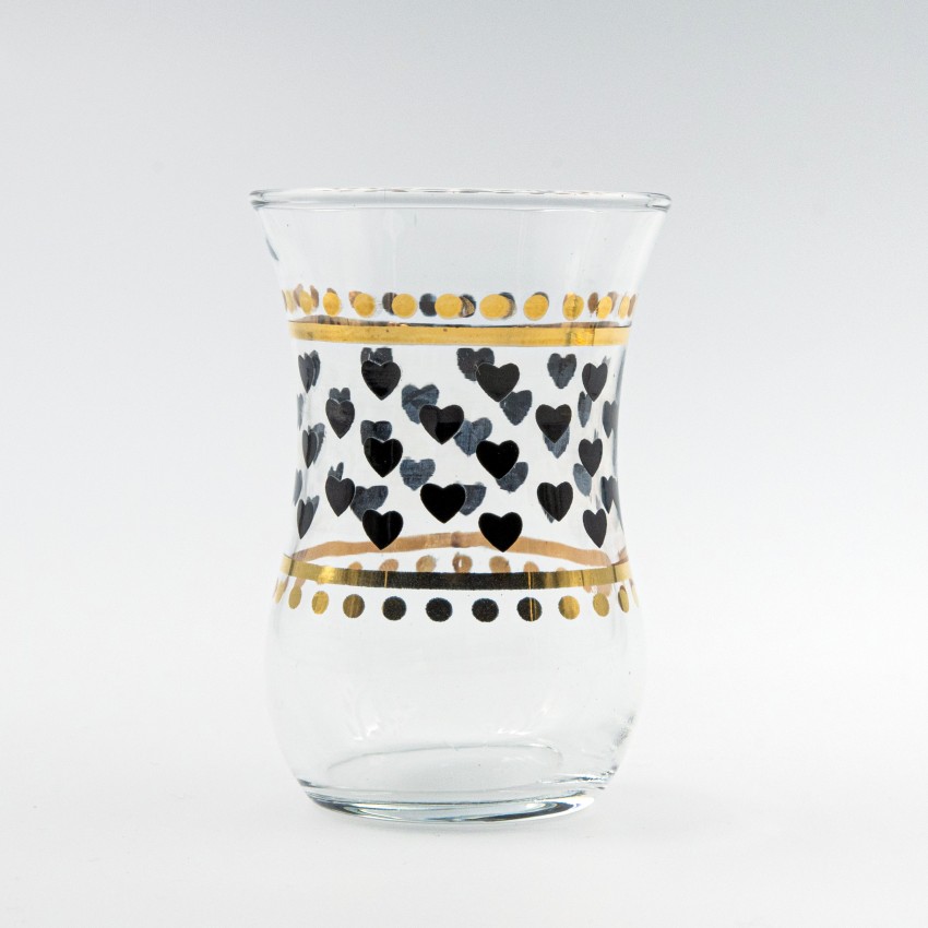 Verres à café ou à thé avec ces soucoupes Habibi 10 cl x 6 - Coffret