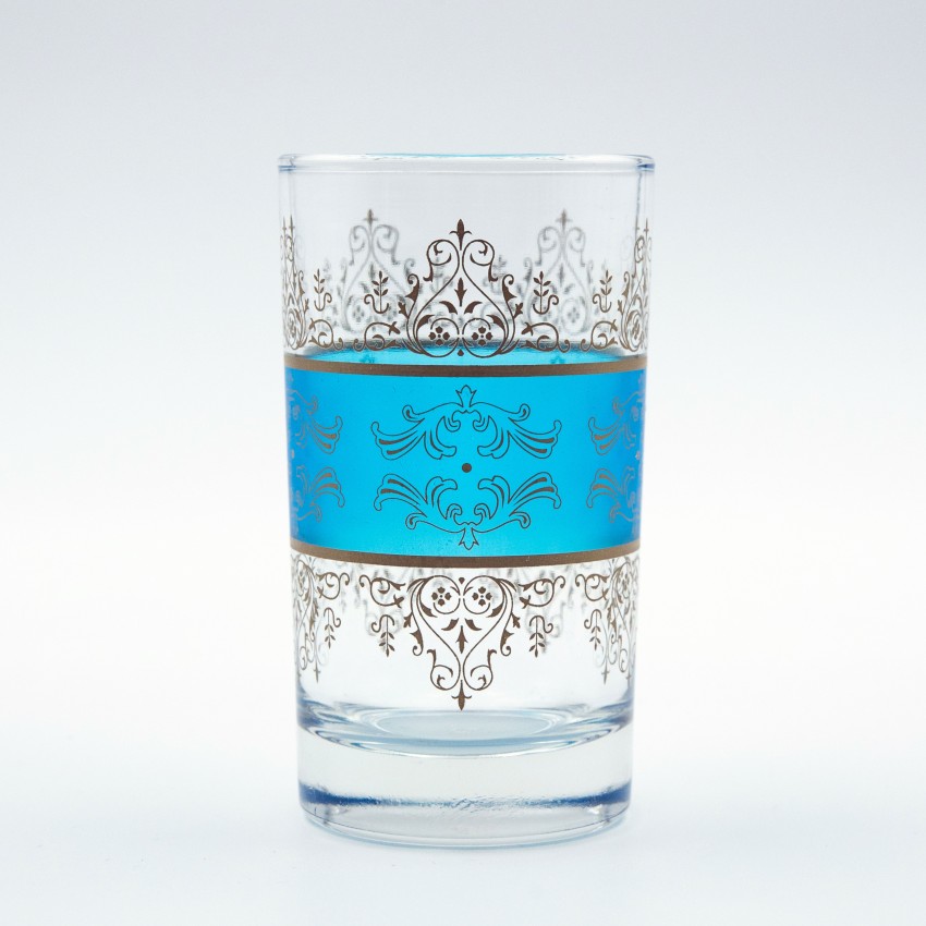 Verres à thé Shéhérazade Bleu x 6