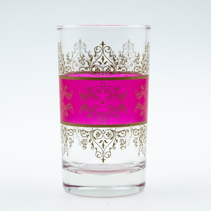 Verres à thé Shéhérazade Rose x 6
