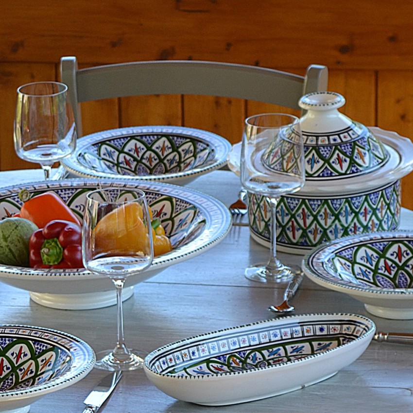 Cocotte Querouana Bakir vert - D 25 cm