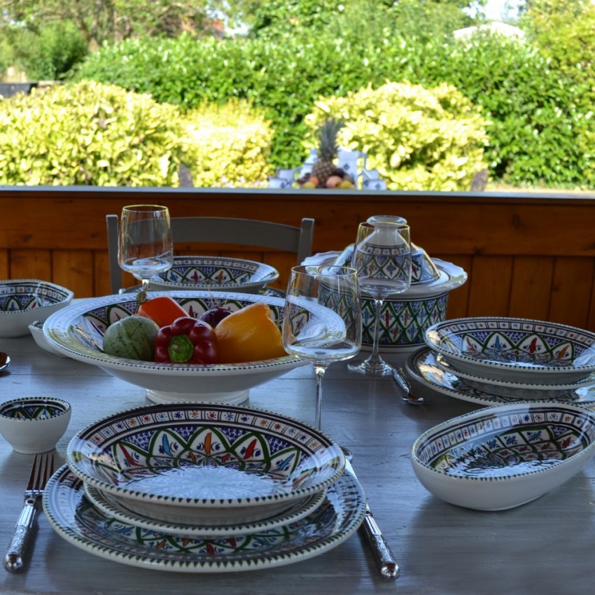 Cocotte Querouana Bakir vert - D 20 cm