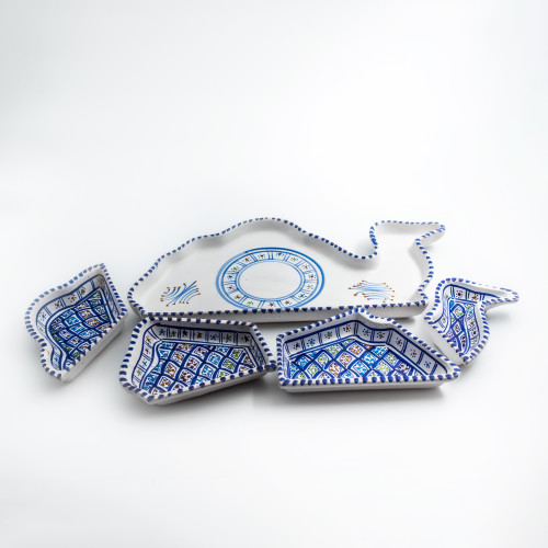 Service apéritif Chameau Bleu