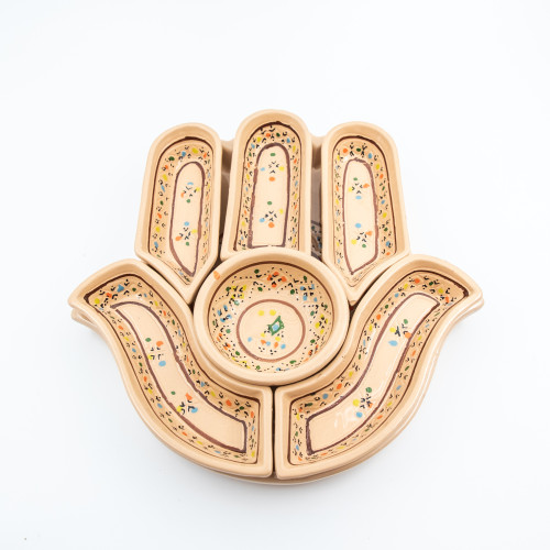 Service apéritif Main de Fatma Marrakech Beige