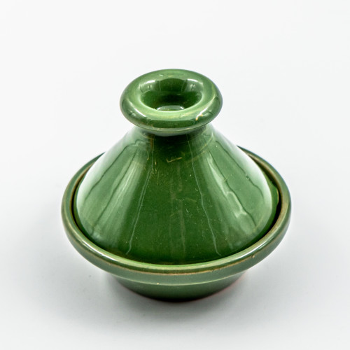 Mini tajine Uni Vert foncé - D 9 cm