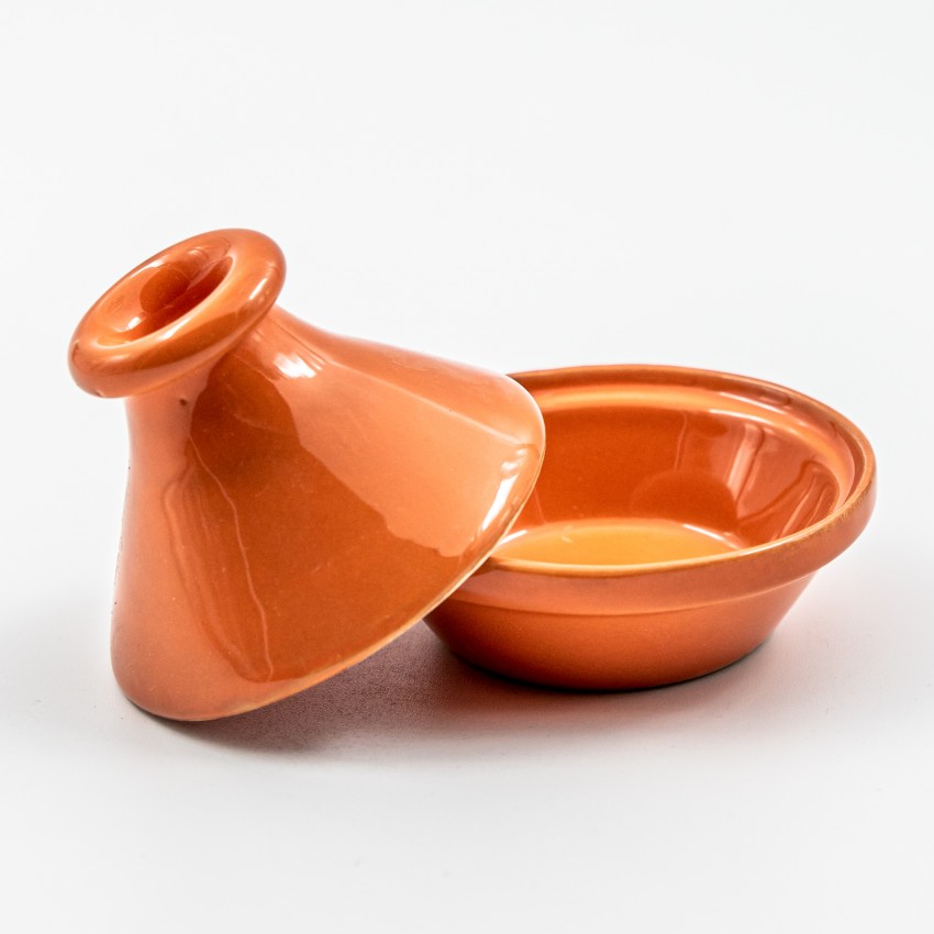 Mini tajine Uni Orange - D 9 cm